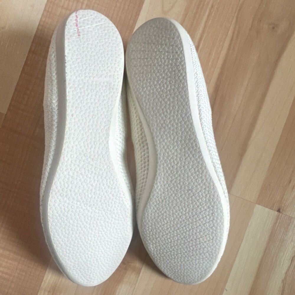 Allbirds Tree Breezer Women’s Knit Ballet Flats Slip-On White US 7.5 - Picture 2 of 3